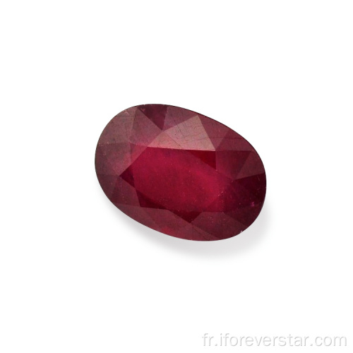 Wholesale 10 * 8mm Shape ovale naturel Ruby Mozambique